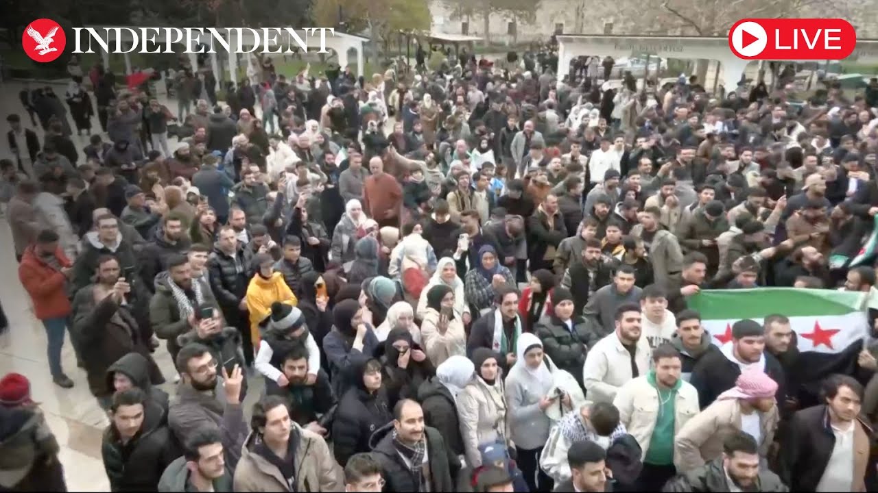 Live: Syrians living in Turkey celebrate after rebel forces take control of Damascus