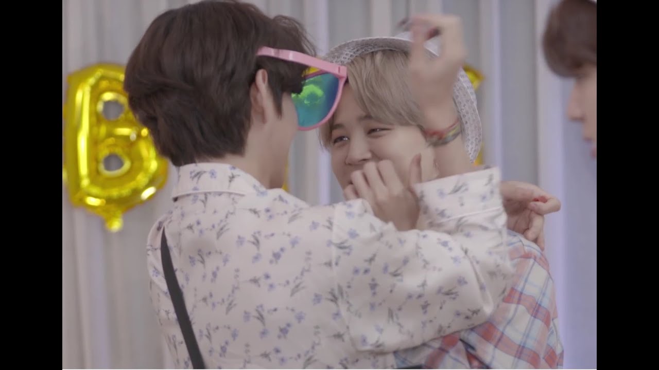 Vmin MINV Jimin Taehyung - Friends (lyrics)   soulmate *-* (FMV)
