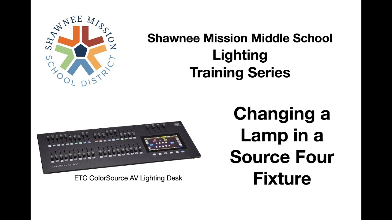 Changing a Lamp in a Source Four Fixture