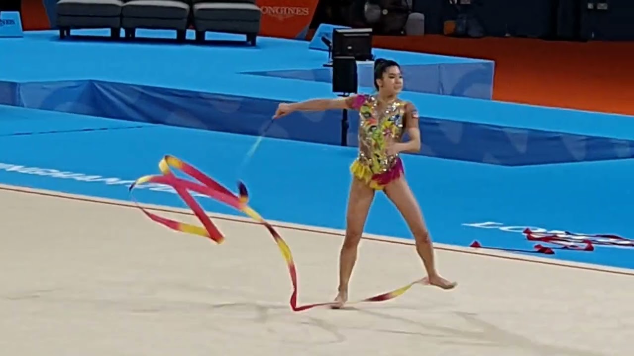 Gymnastic Rhythmic Commonwealth Games Birmingham 2022 - MAS NG Joe Ee (Ribbon) 4-Aug-2022