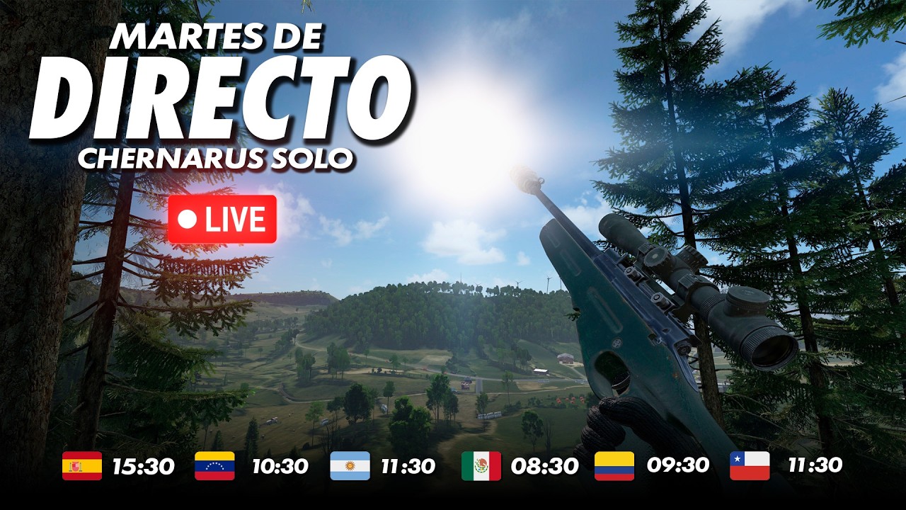 Chernarus OFICIAL en SOLITARIO 🌿 | Directo en 2k
