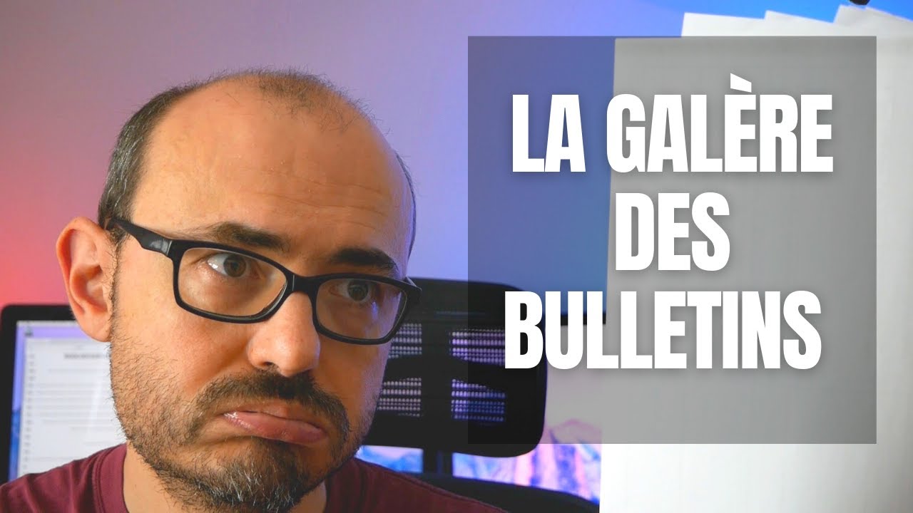 REMPLISSEZ vos BULLETINS super VITE grâce à un TABLEUR ! Excel, Libre Office  #TUTO