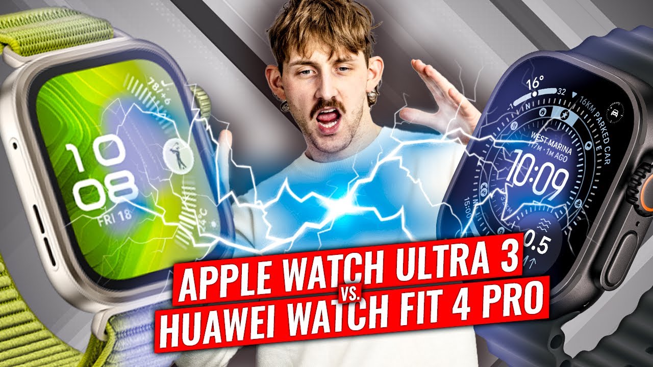 SOUBOJ: Apple Watch Ultra 3 vs. Huawei Watch Fit 4 Pro