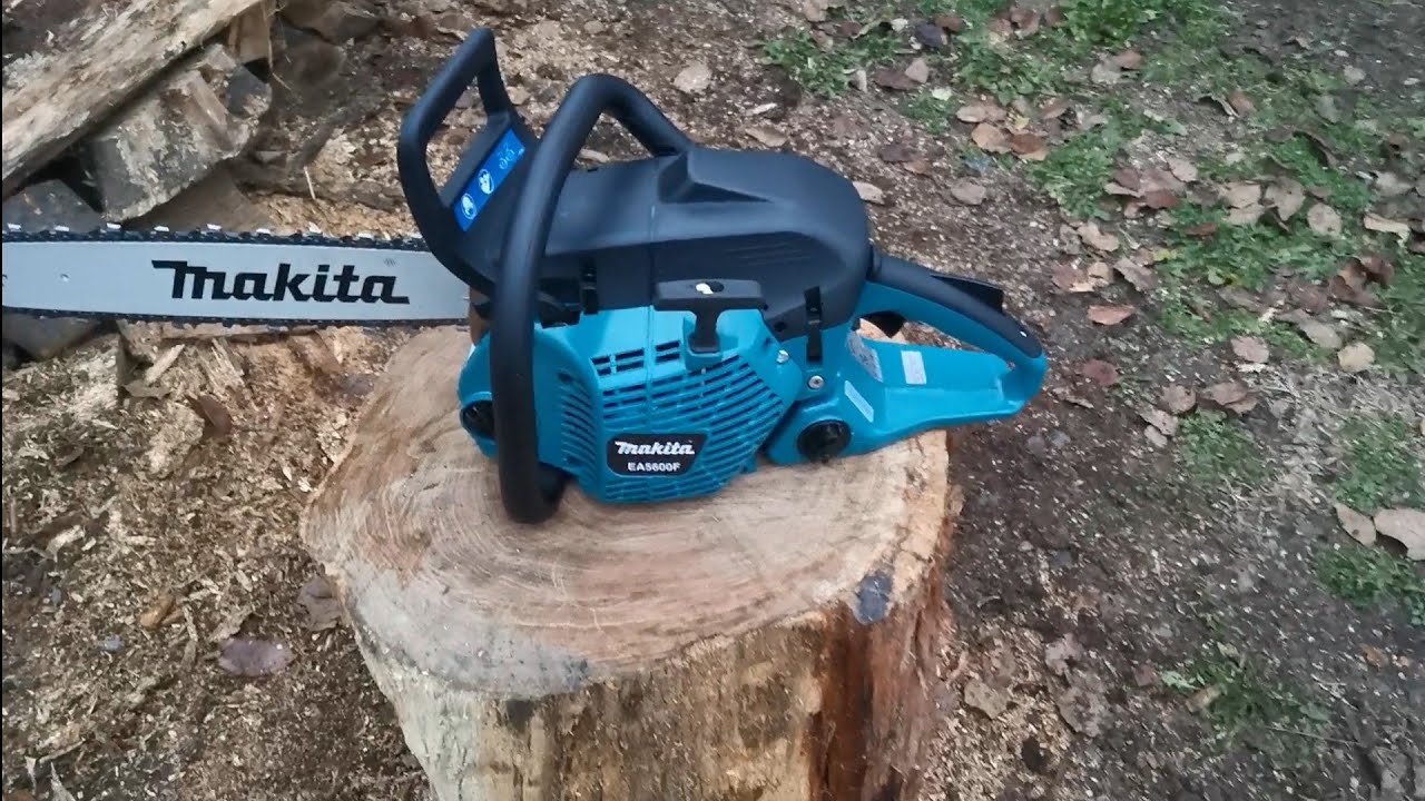 Chainsaw(drujba) MAKITA 5600 la primele tăieri și cîteva detalii.