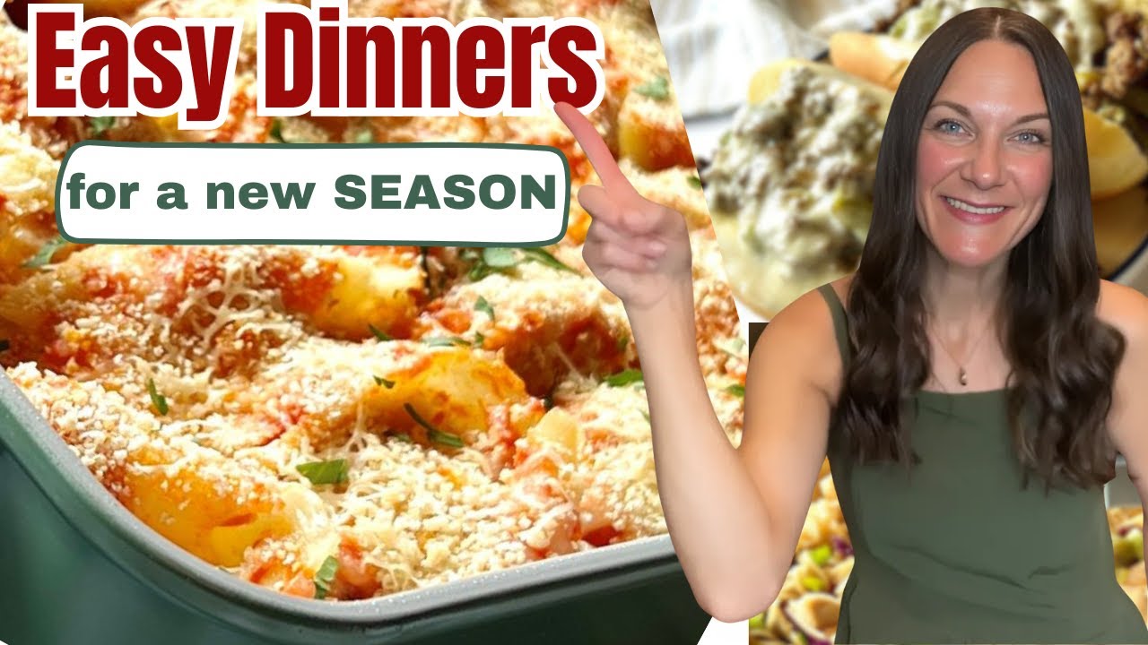 3 NEW Dinner Recipes FOR FALL | EASY and QUICK Dinner Ideas