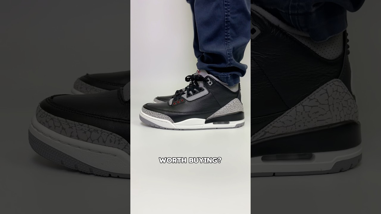 Is the Black Cement Jordan 3 Worth Buying?🤔