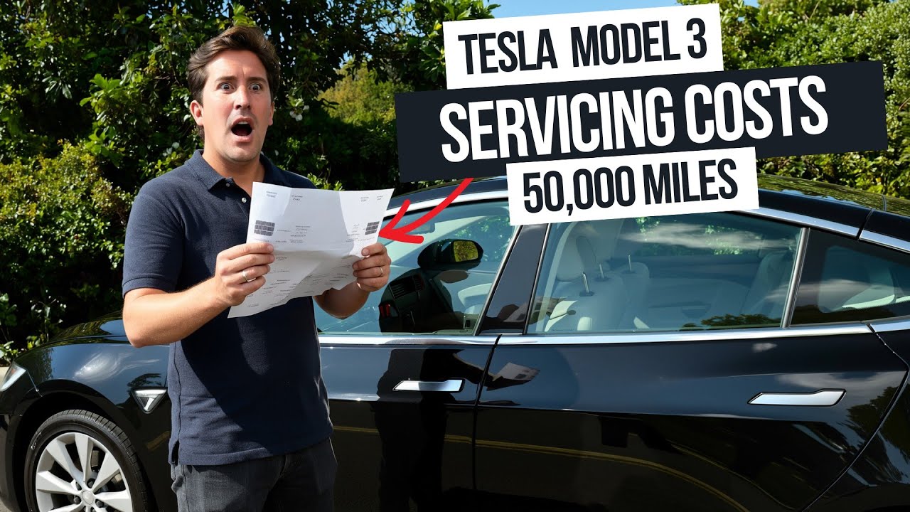 Tesla Model 3 Service at 50,000 Miles – The REAL Cost After 4 Years!