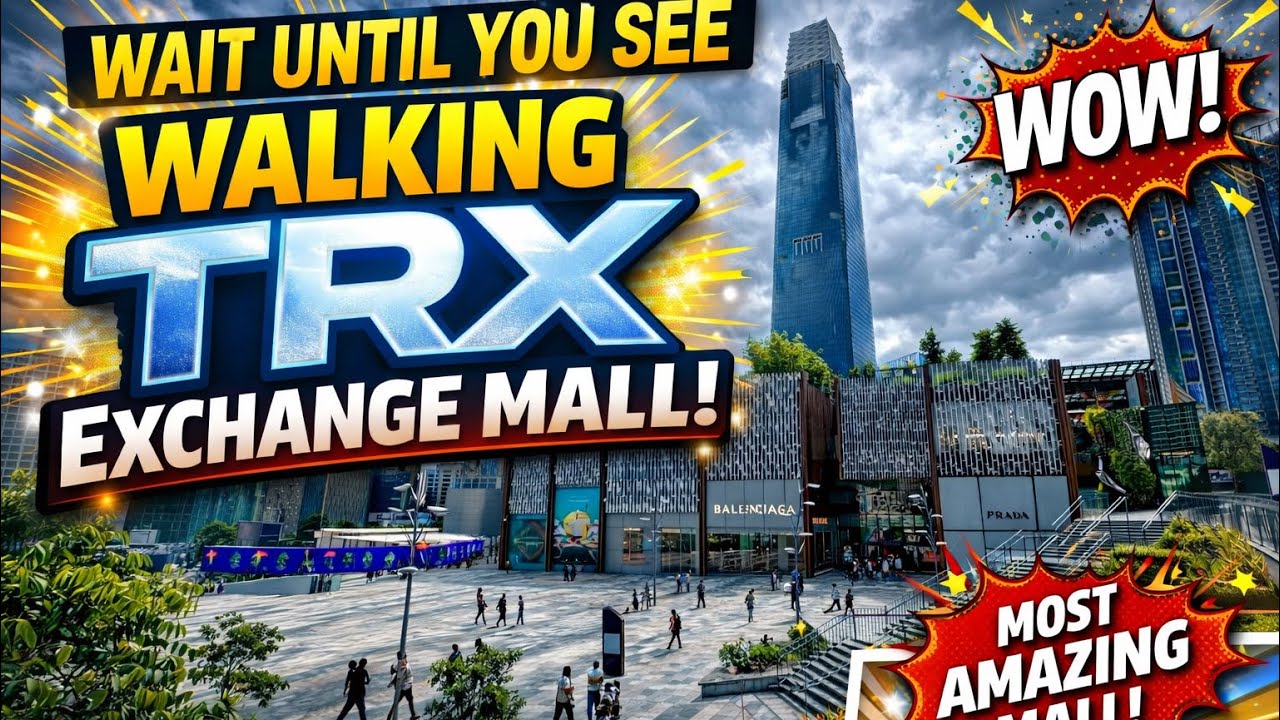 TRX Exchange Mall Kuala Lumpur 4K Walk 🇲🇾| Prada, Balenciaga & More 