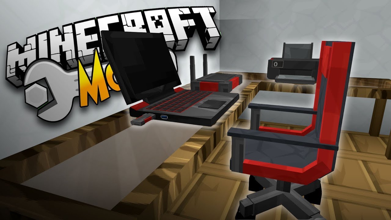 [Norsk]💻SYKT GAMING SETUP I MINECRAFT!!!  |  Device Mod