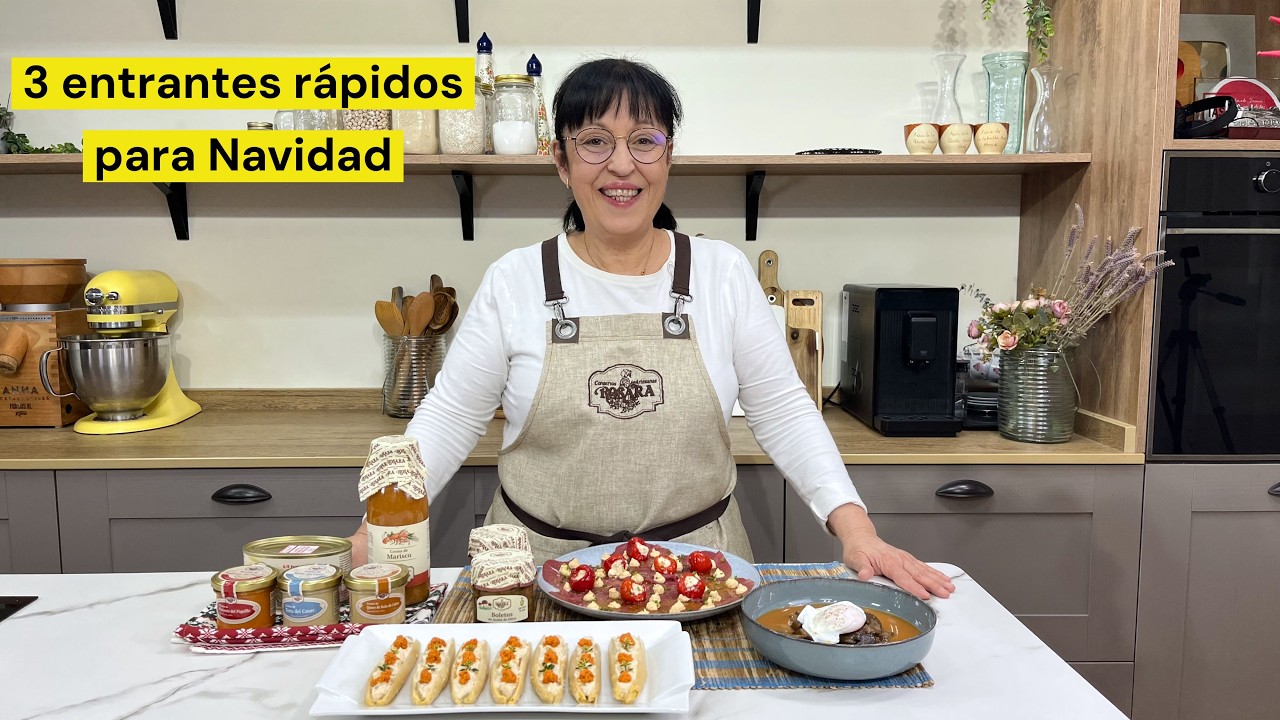 3 ENTRANTES RÁPIDOS para Navidad CON CONSERVAS Rosara