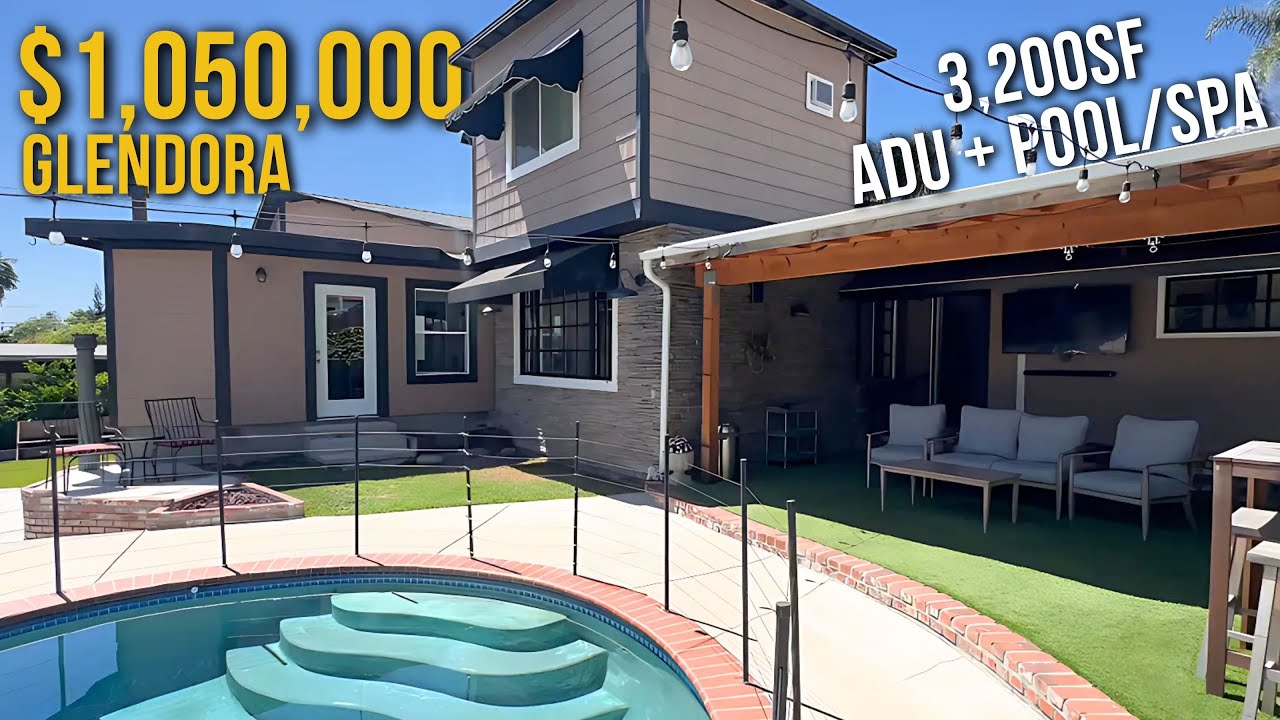 Stunning Family House Tour w/ Pool + ADU in Glendora CA #homesforsale