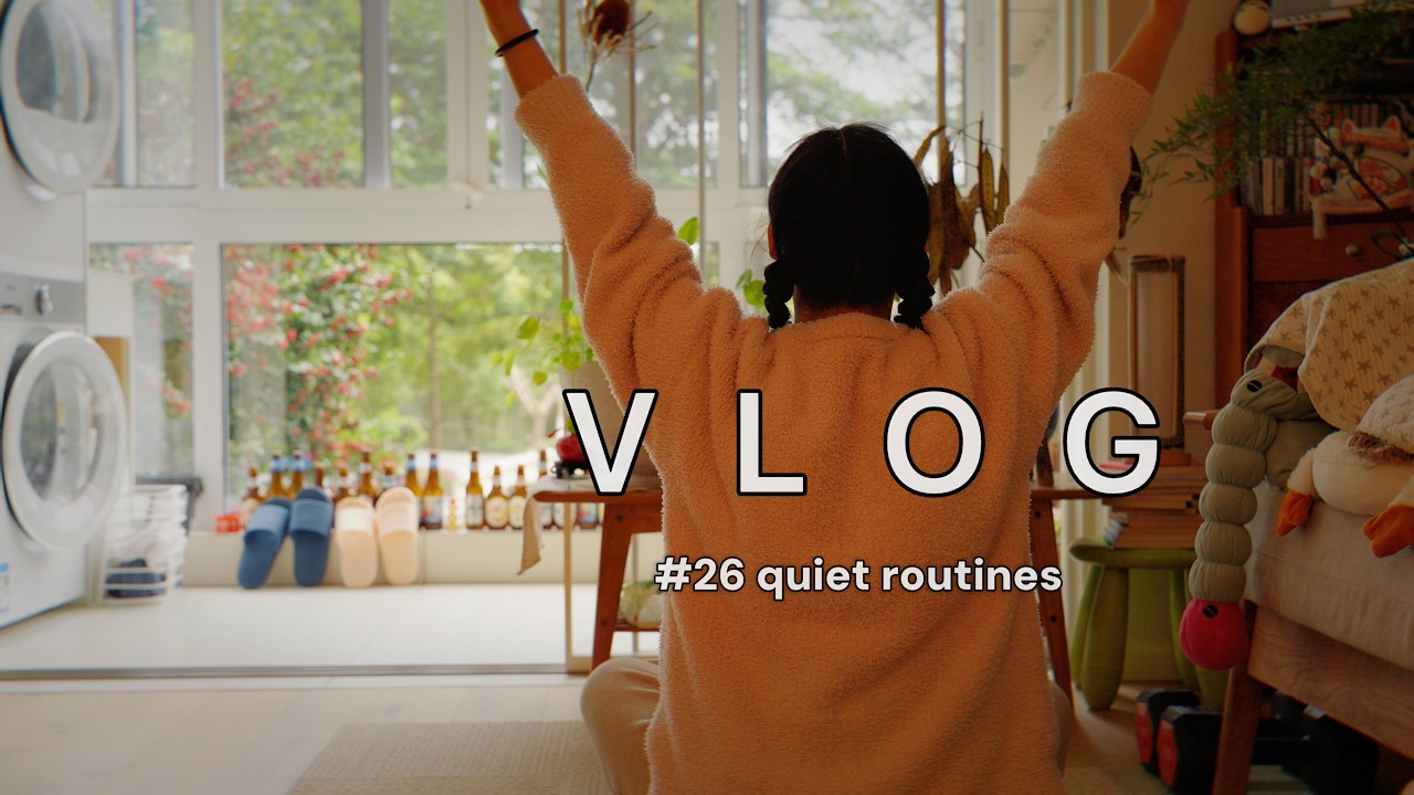 #26✅VLOG🏡 Slow days at home | rainy morning, stretching, cooking, life lately☕️ | trytrysee1111