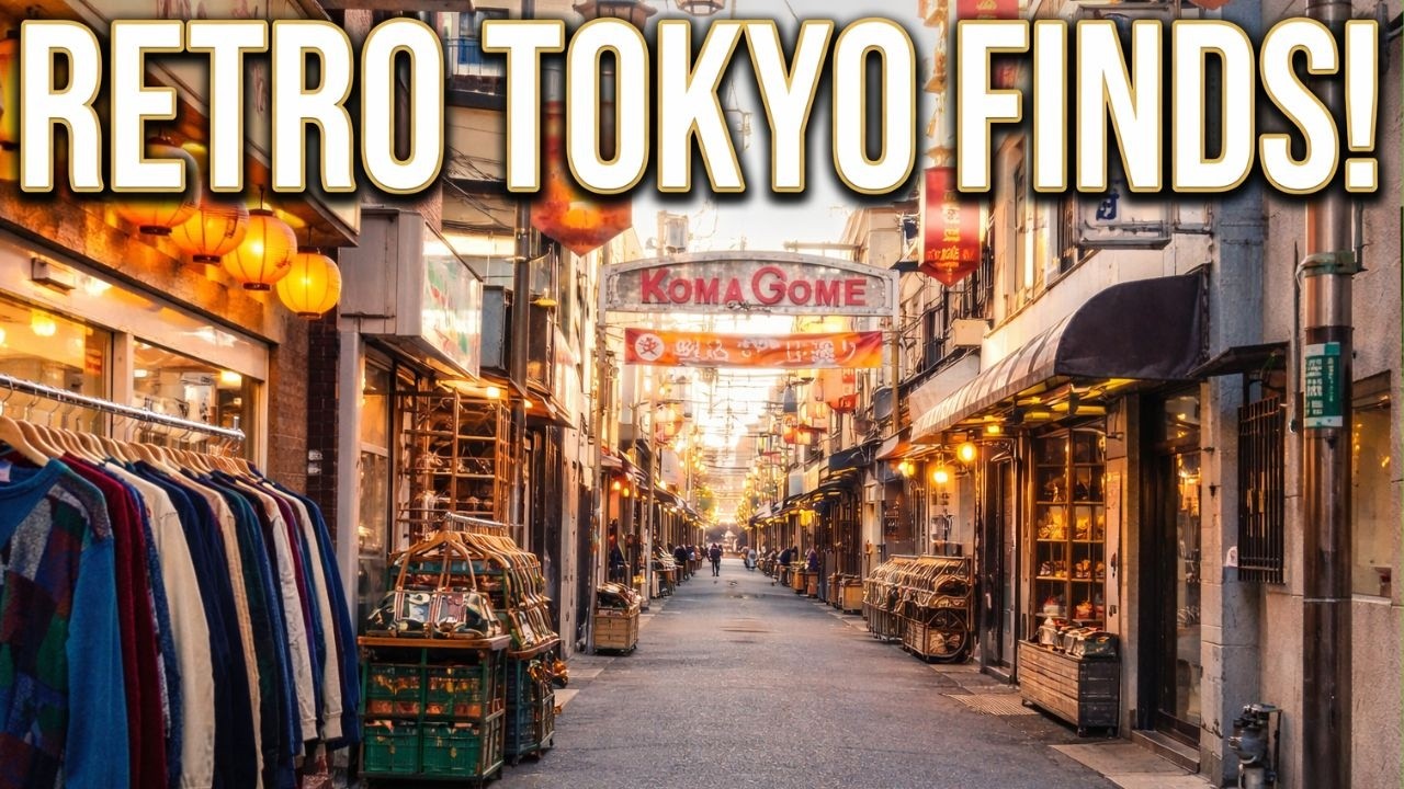 Retro Tokyo in an Old Town Neighbourhood 🇯🇵 | Komagome Ginza’s BEST Vintage Finds!