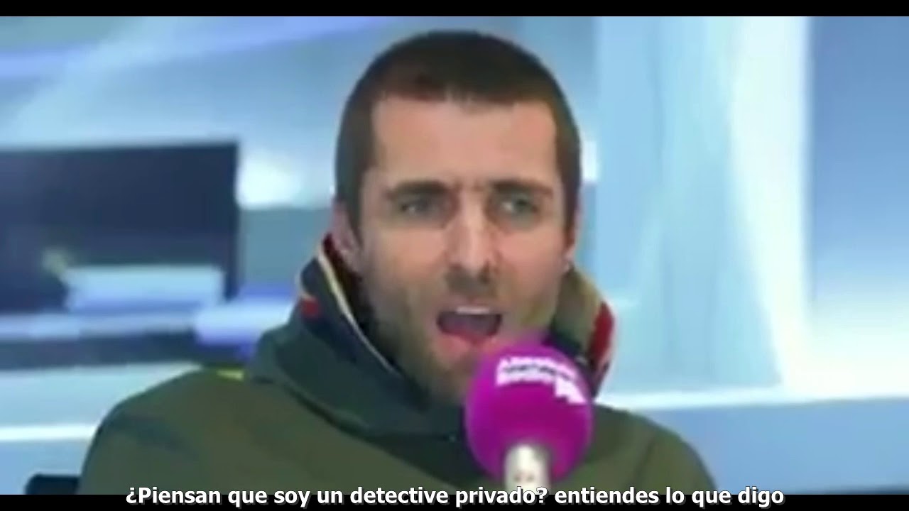 Liam Gallagher explica porque no sigue a nadie en twitter (subtitulos)