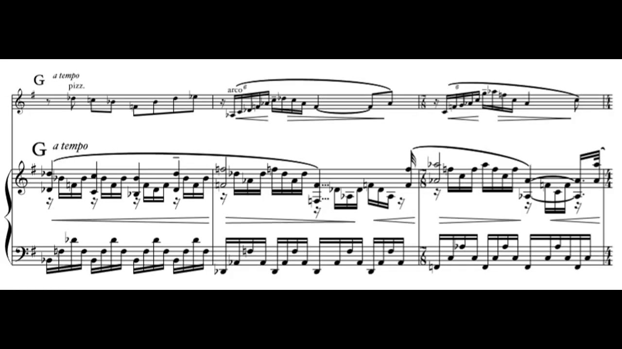 Girtain: Sonata for Violin and Piano- All Movements