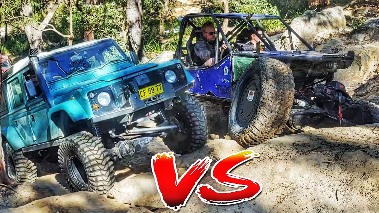 Buggy vs Full Body 4x4 Rock Crawling @ Suzuki Hill Menai