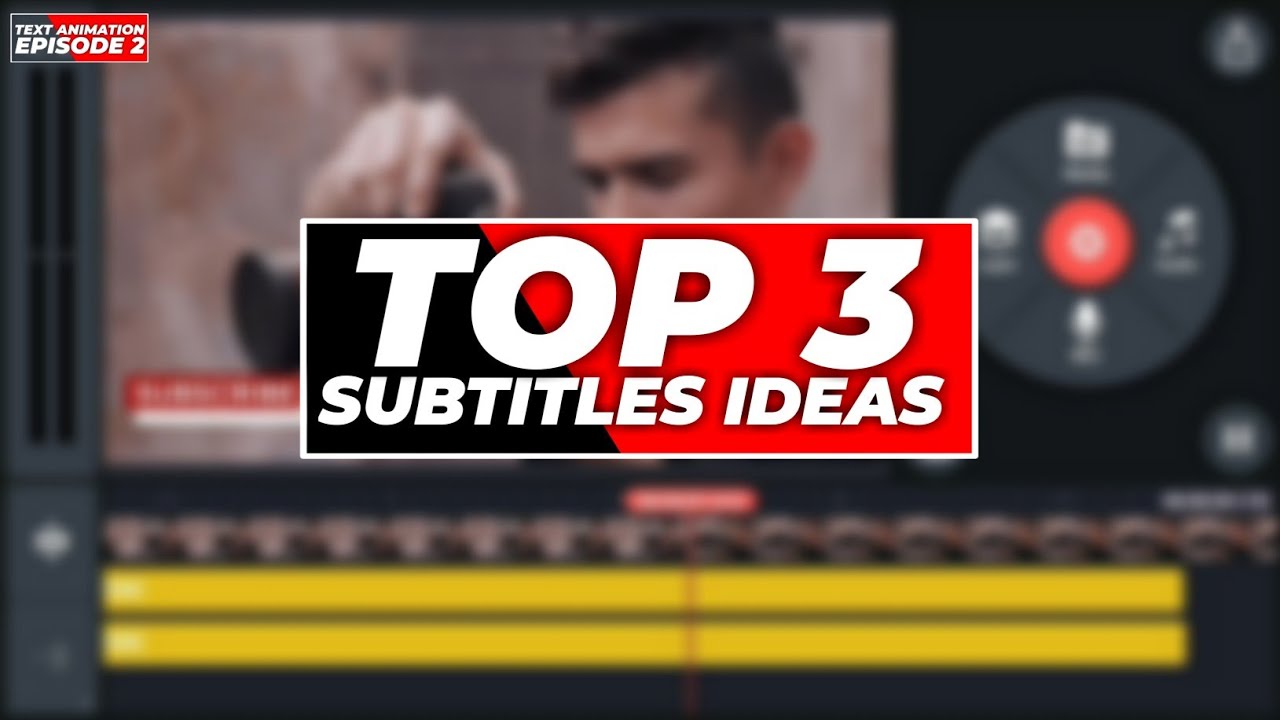 How to add subtitles in kinemaster|Text animation Ep.2