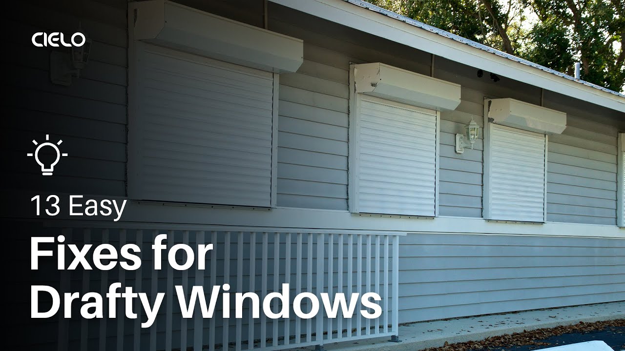 13 Easy Fixes for Drafty Windows