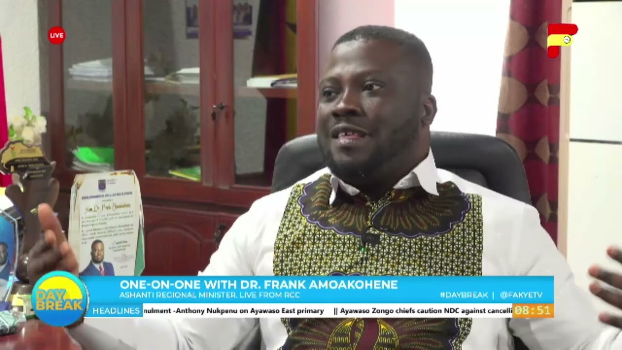 Dr. Frank Amoakohene speaks about projects that they inherited from the NPP government & projects