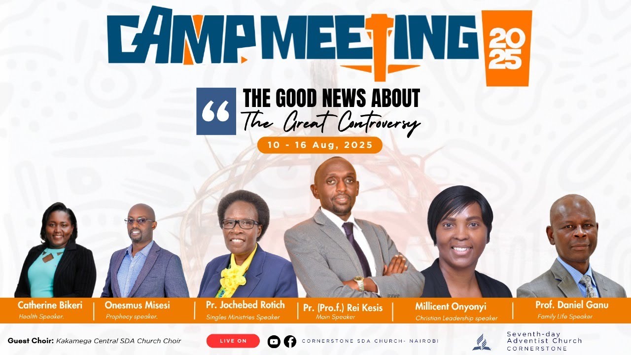 Cornerstone SDA Church Camp Meeting 2025 | The Good News About the Great Controversy| Monday