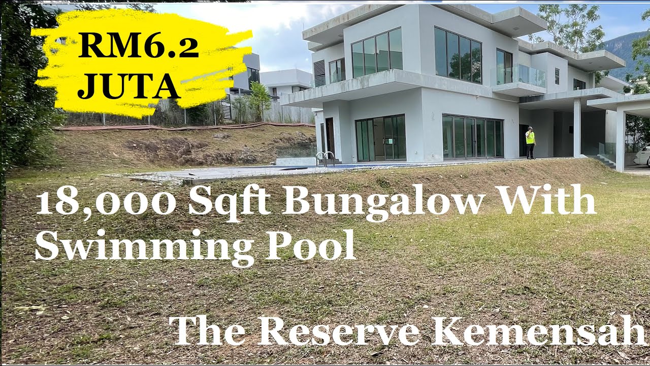 RM6.2 Mil 2 Storey Corner Lot Bungalow With Pool The Reserved Kemensah Melawati