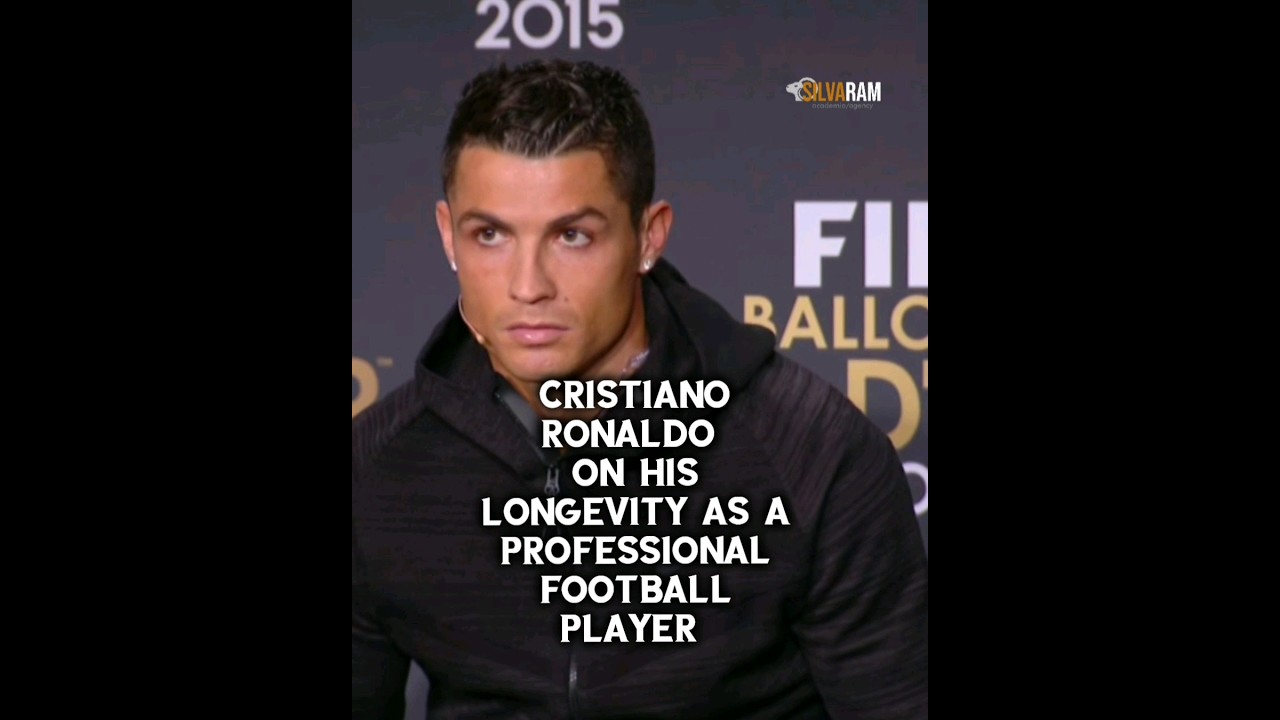 Cristiano Ronaldo On His Longevity As Professional Football Player