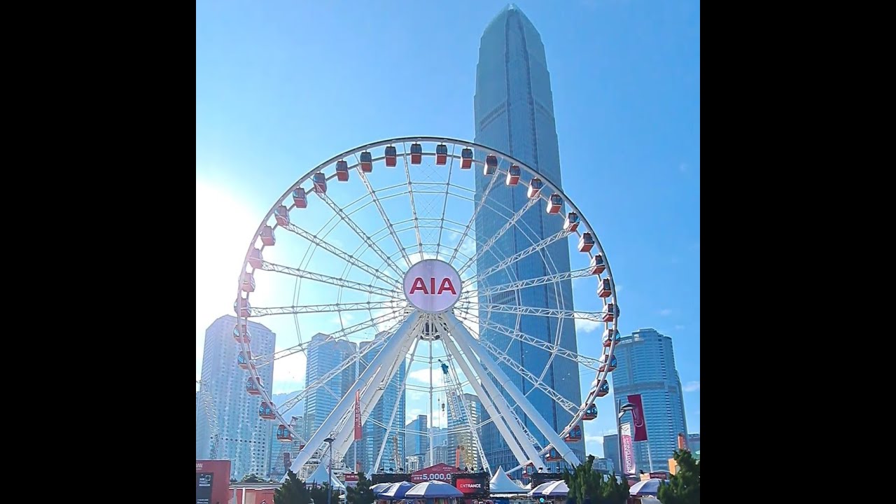 FOR 20HKD LETS RIDE&EXPERIENCE #ferriswheel #trendingvlogs #placetovisitinhongkong #trendingvideo