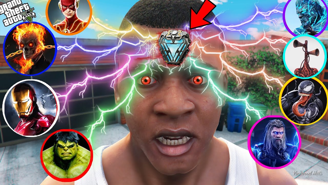 Franklin Join AVENGERS TEAM And Become New Superhero In Gta 5!