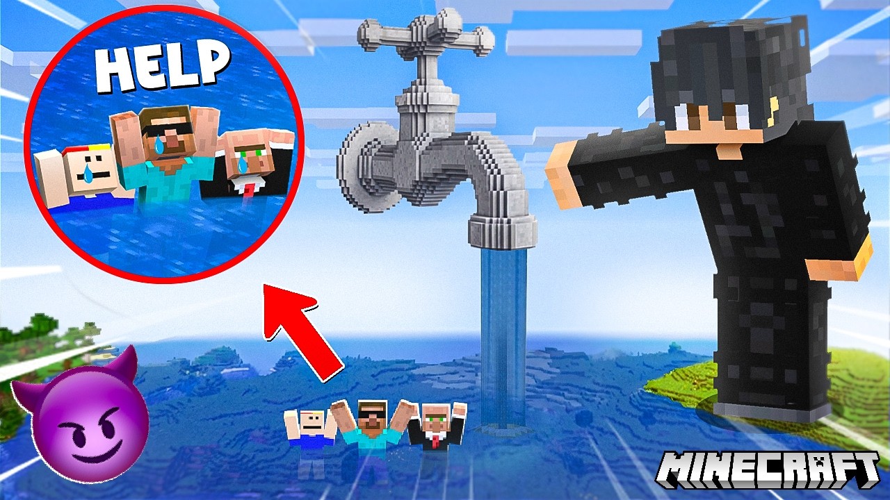 I Flooded My Friend&rsquo;s ENTIRE World in Minecraft!