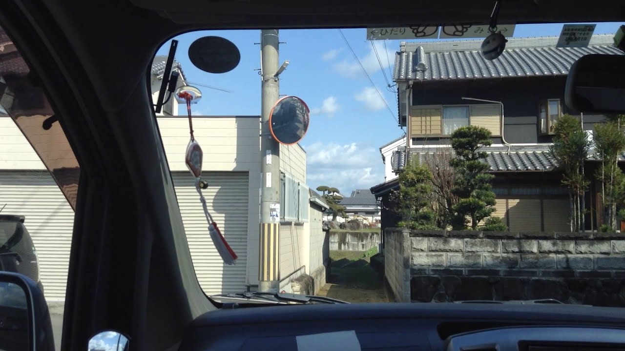 奈良県上牧町の激狭道、上牧出作～狭隘路～上牧出作～団地高台～服部記念病院前未成道路端点【車載動画】NV200