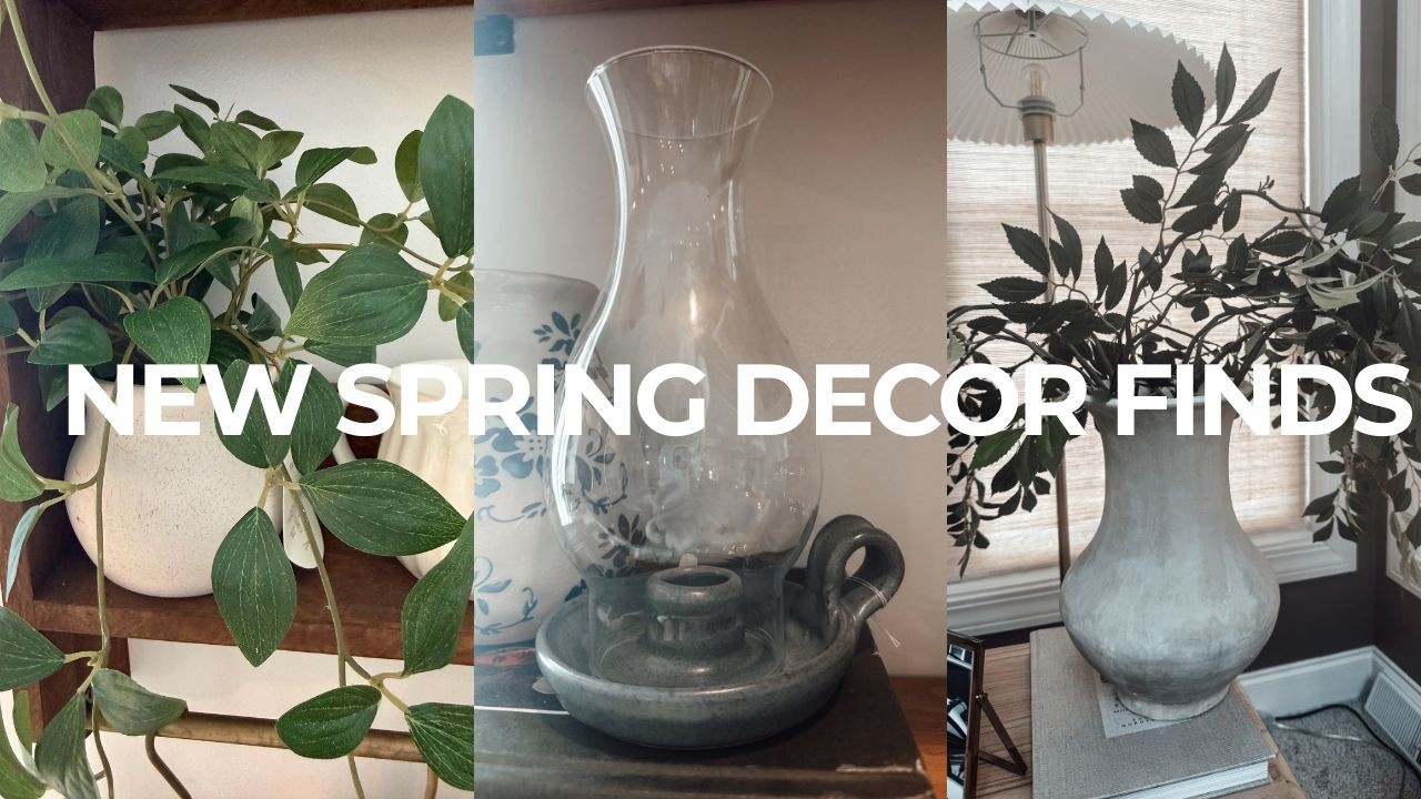 NEW SPRING DECOR DECORATING IDEAS | UNIQUE SPRING DECOR FINDS