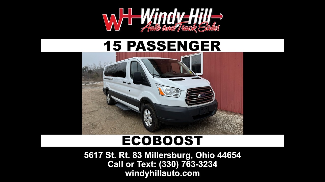 2018 Ford Transit 15 Passenger, Backup Camera! SK#WH2658