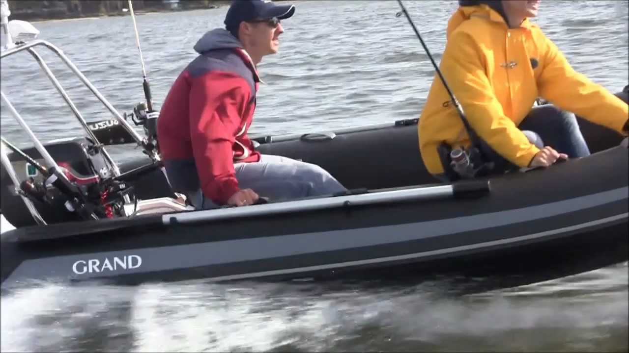 GRAND inflatable boat S370N with Fishing package and 15HP motor