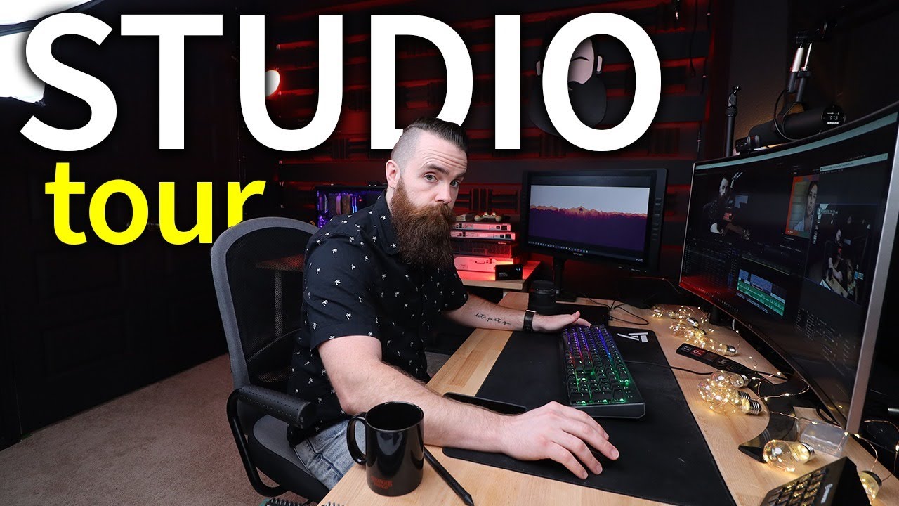 studio tour (gear i use to make videos)