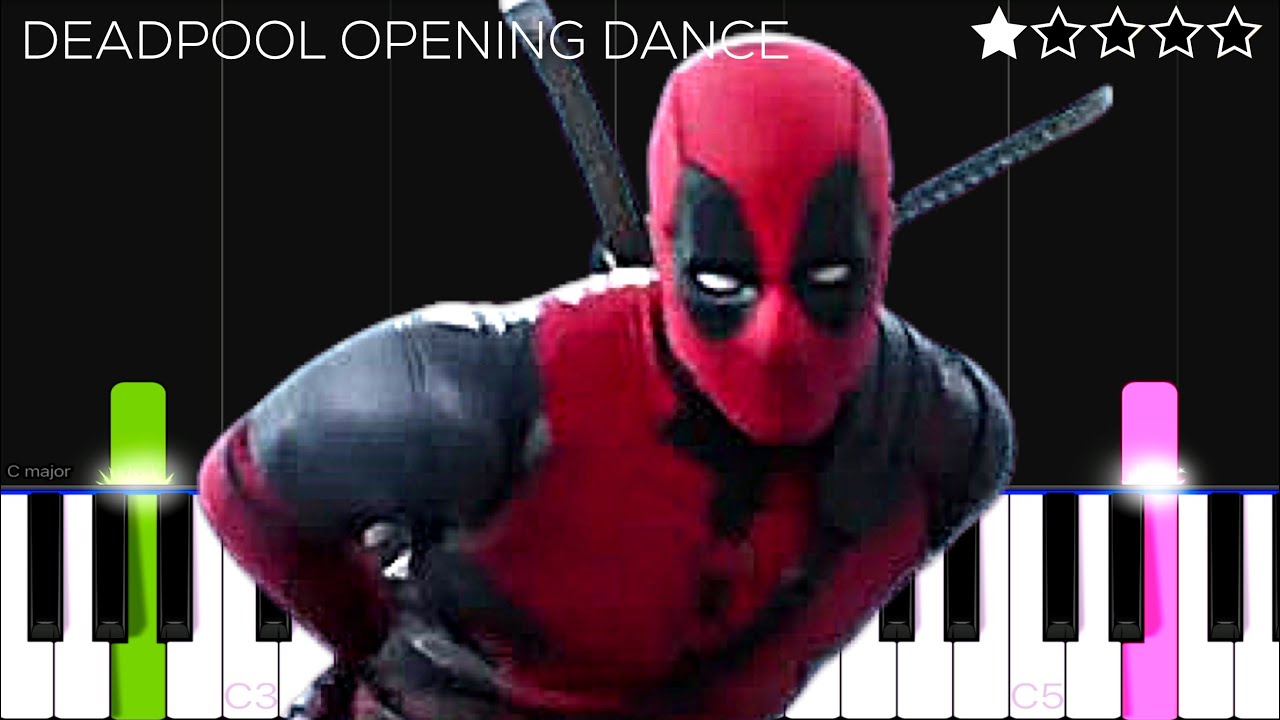 DEADPOOL DANCE INTRO (BYE BYE BYE) | EASY Piano Tutorial