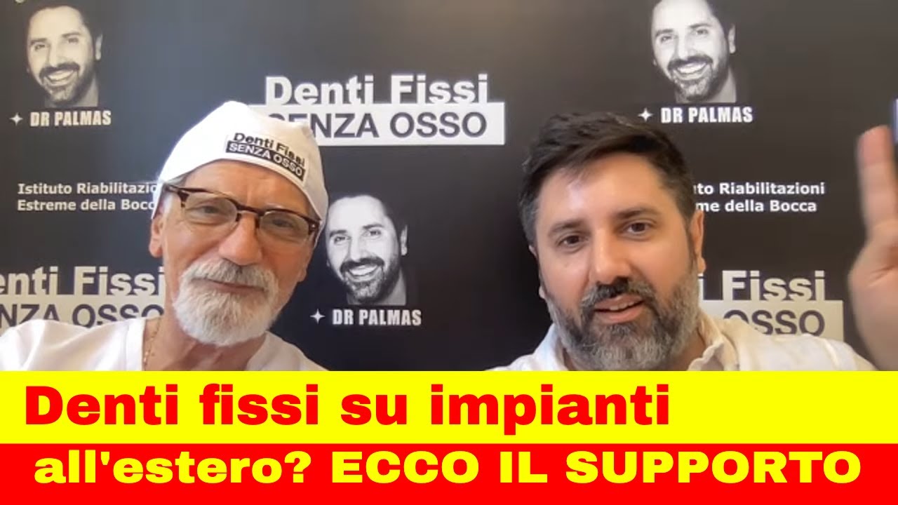 Dr Palmas: denti fissi su impianti mantenimento evitare le infezioni
