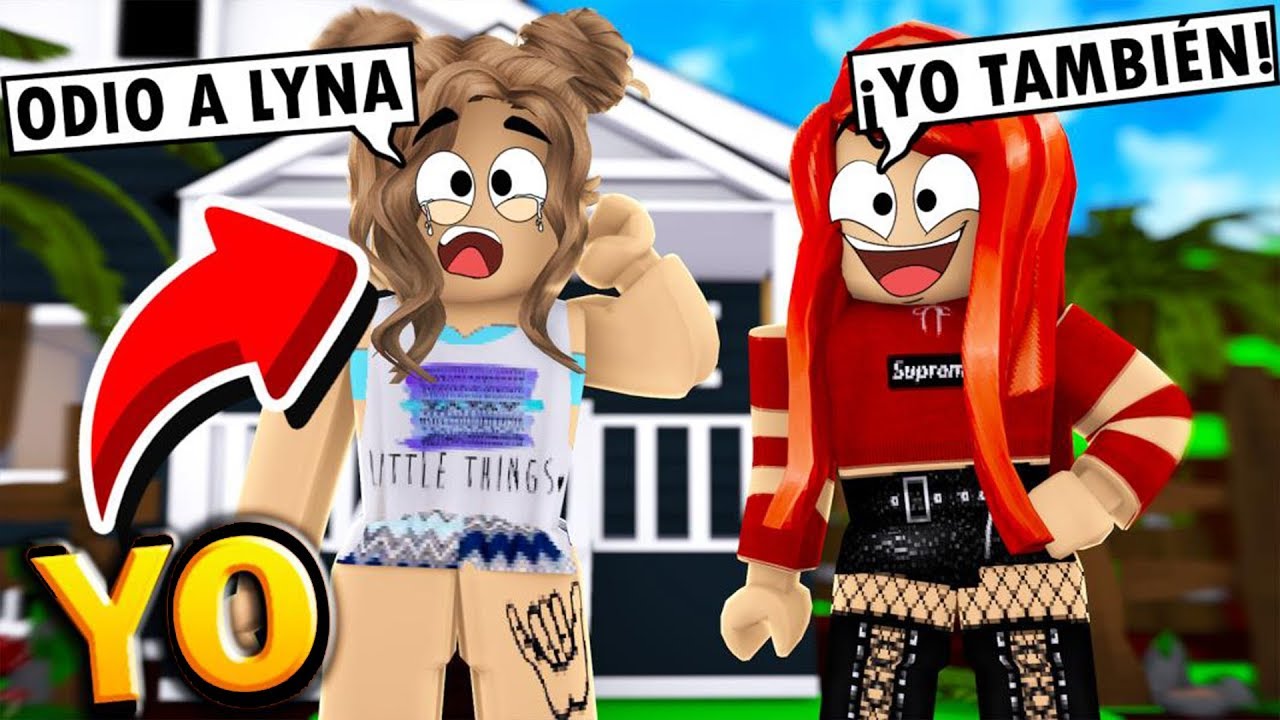 FINGÍ SER UN HATER DE LYNA EN ROBLOX