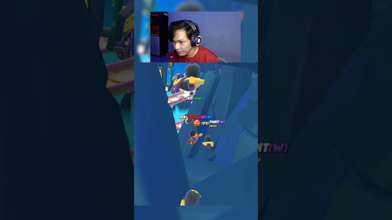 EZ 1v6 Laser Slide Battle😜 #stumbleguys