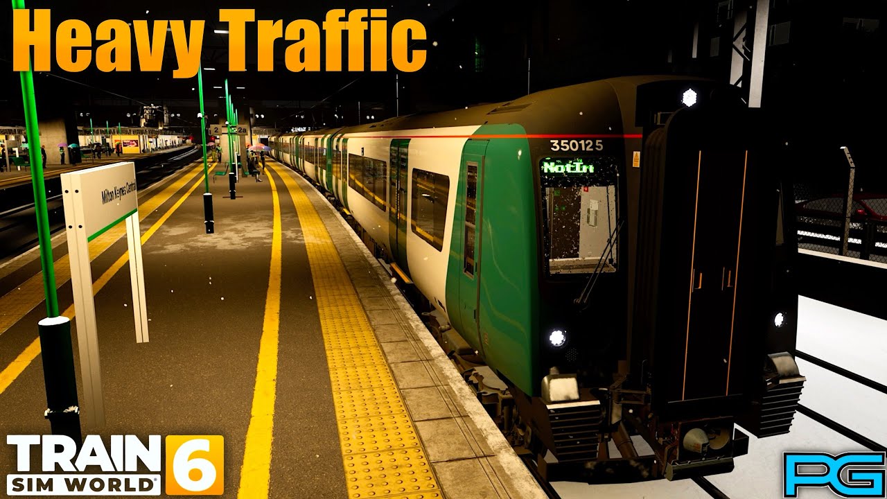 Train Sim World 6 | West Coast Main Line South | Heavy Traffic Scenario | Class 350/1