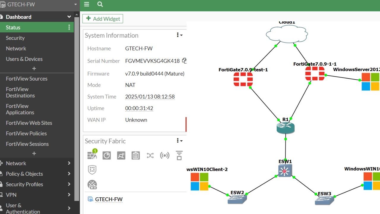 Download and install Fortigate firewall image in GNS3 | FortiOS 7.0.9 image for GNS3