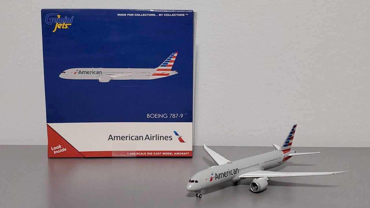 Gemini Jets 1:400 American Airlines Boeing 787-9 Dreamliner [N835AN] Model Airplane Review