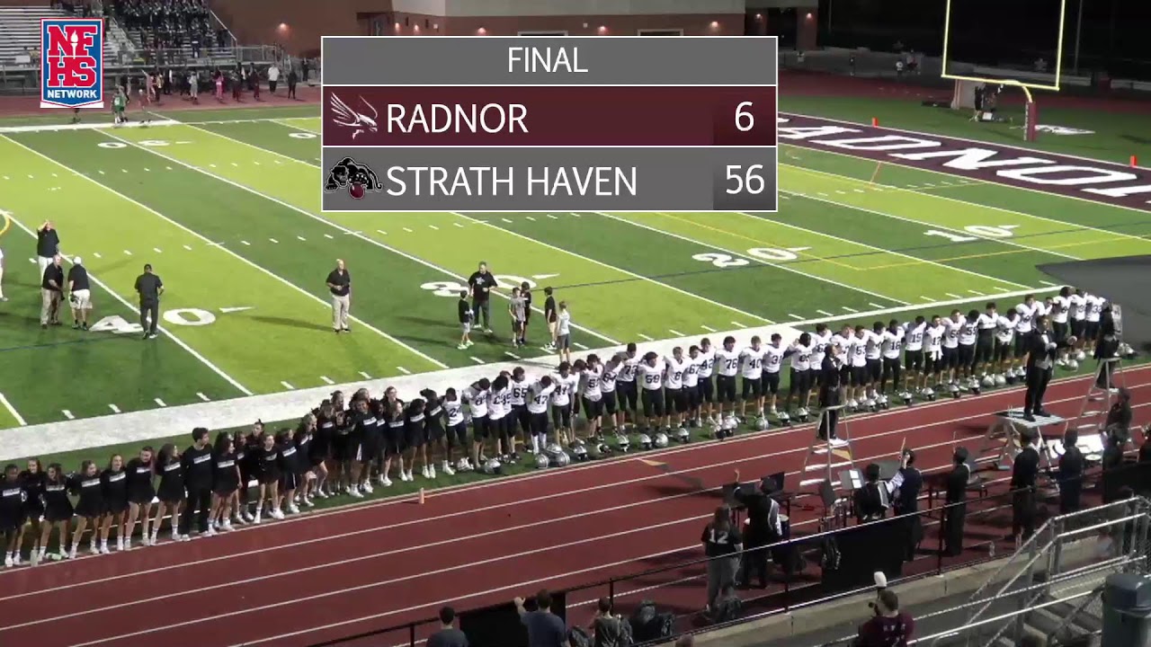 Strath Haven Vs Radnor Varsity Football