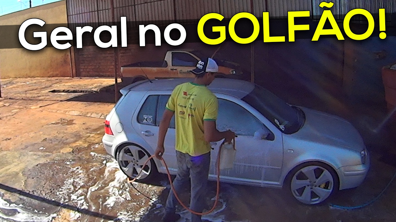 LAVANDO O GOLFÃO!