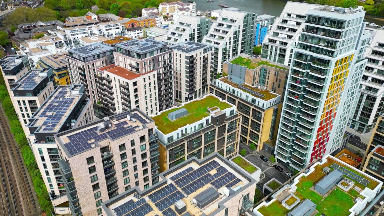 [4K] Wandsworth Riverside Quarter | London by Drone