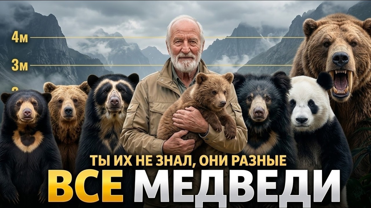 Медведи планеты, о которых вы не знали. Реальная жизнь