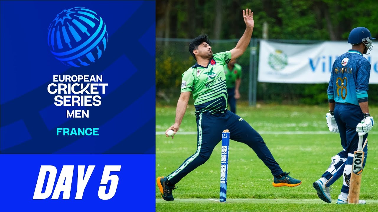🔴 ECS France, 2025 | Day 5 | 25 Apr 2025 | T10 Live Cricket | European Cricket