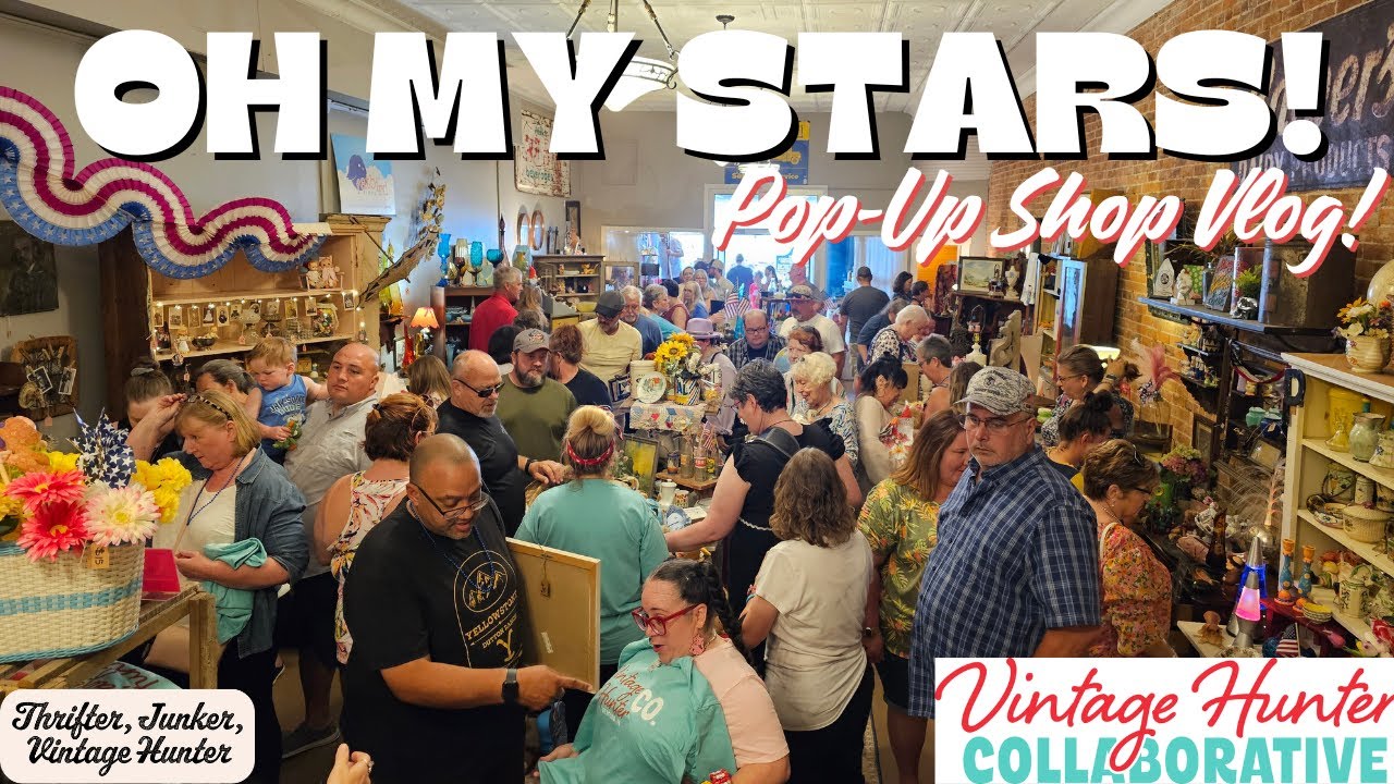 Mind-Blowing Vintage Pop-Up Experience! Vintage Hunter Collaborative