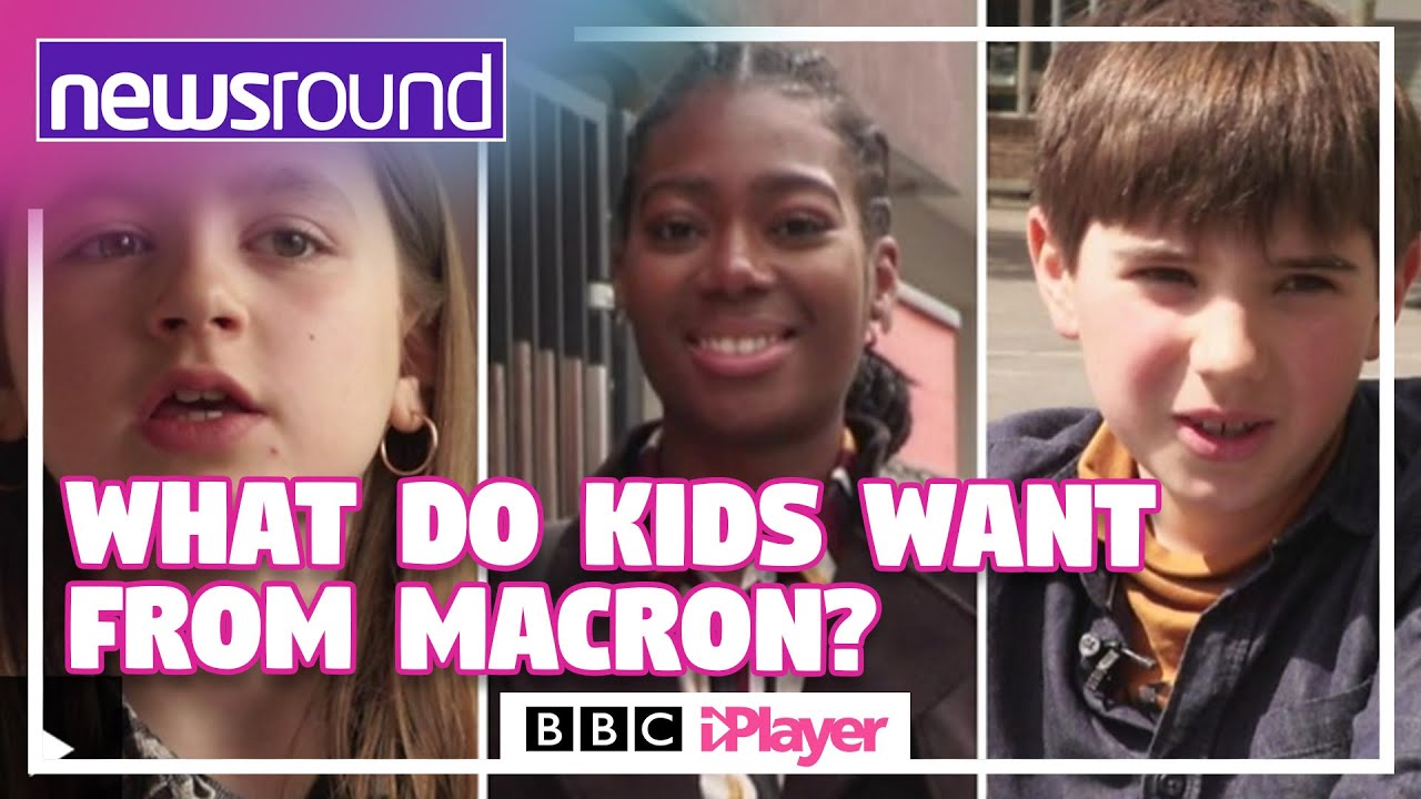 What do French kids want from President Macron? | Newsround