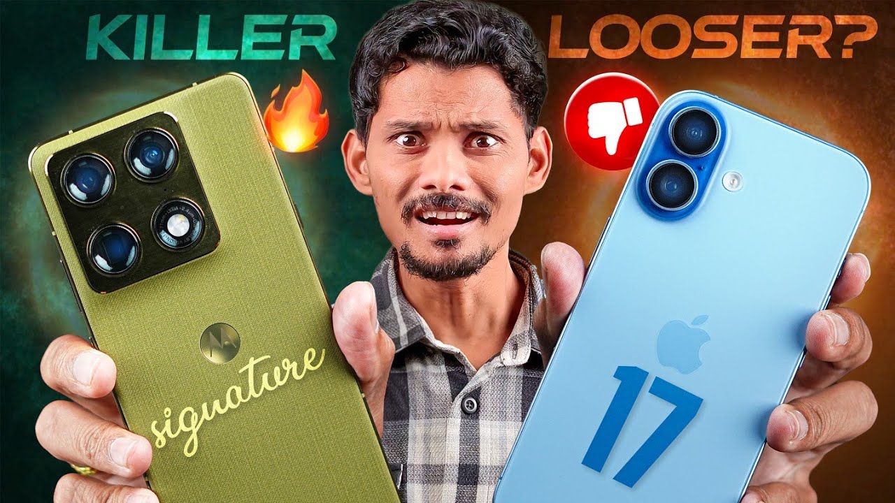 motorola Signature vs iPhone 17 - BGMI & Camera Performance Shocked Me!