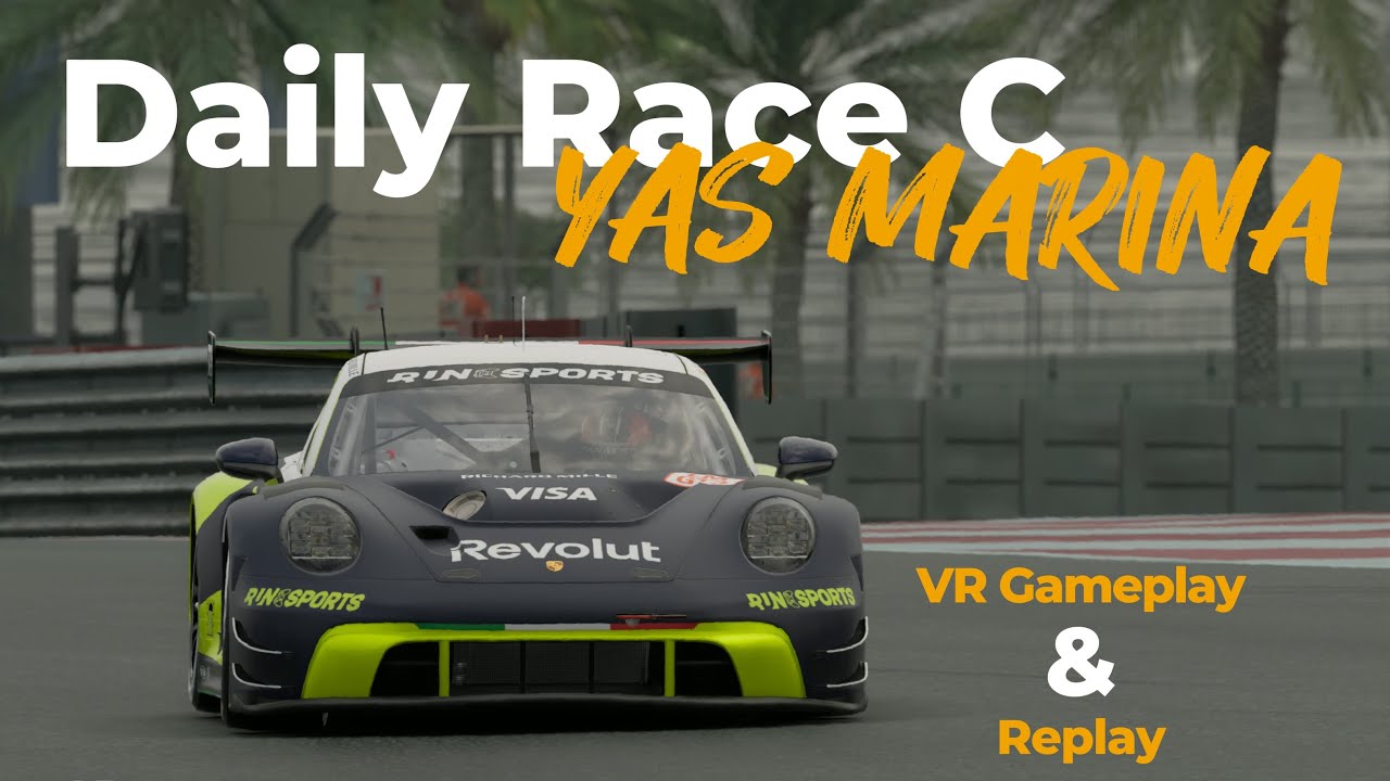 GT7 | VR GAMEPLAY & Replay | Daily Races | YAS MARINA